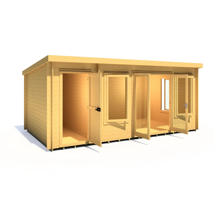 Elm Log Cabin - 10' x 17' - August Special Offer - 10% OFF - Chestnut Mill