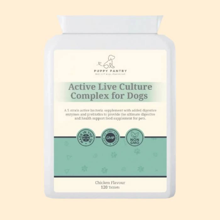 Gut Health Tablets – Chicken (120 Pack)
With probiotics, prebiotics & enzymes for digestive support