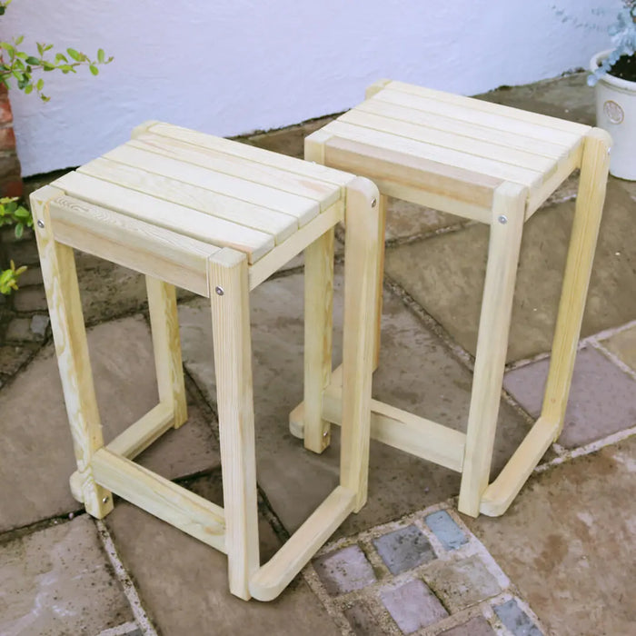 GARDEN BAR AND 2 STOOL SET - Chestnut Mill