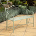 HAMPTON Garden Bench - GREEN Ascalon
