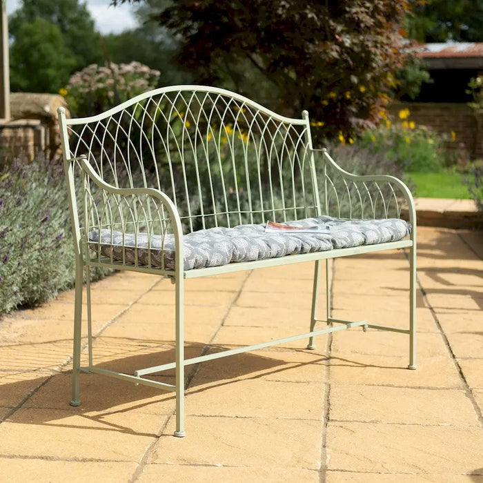 HAMPTON Garden Bench - GREEN Ascalon