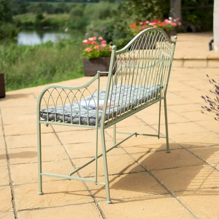 HAMPTON Garden Bench - GREEN Ascalon