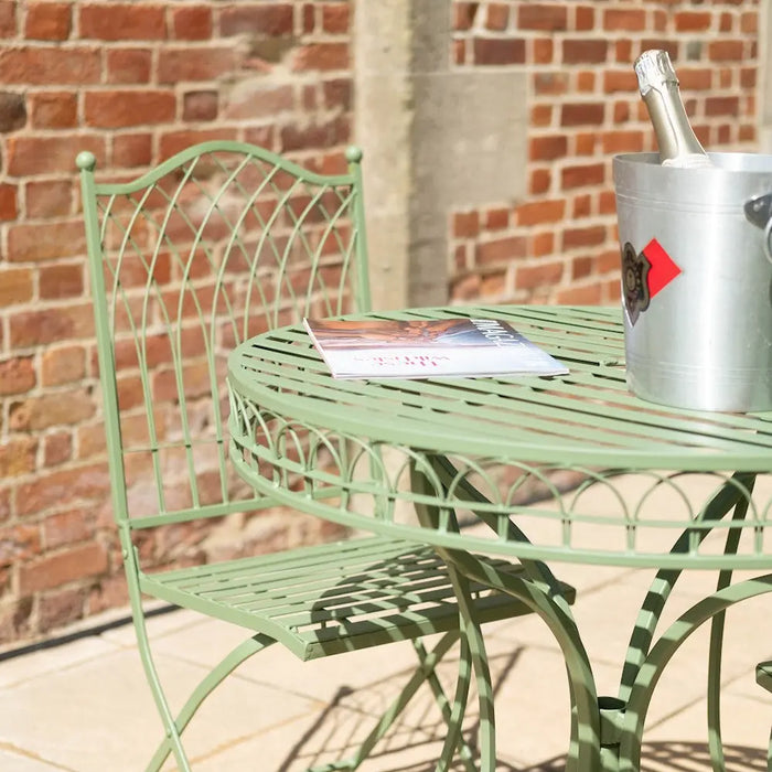 HAMPTON Garden Bistro SET 3 Piece  - SOFT GREEN Ascalon