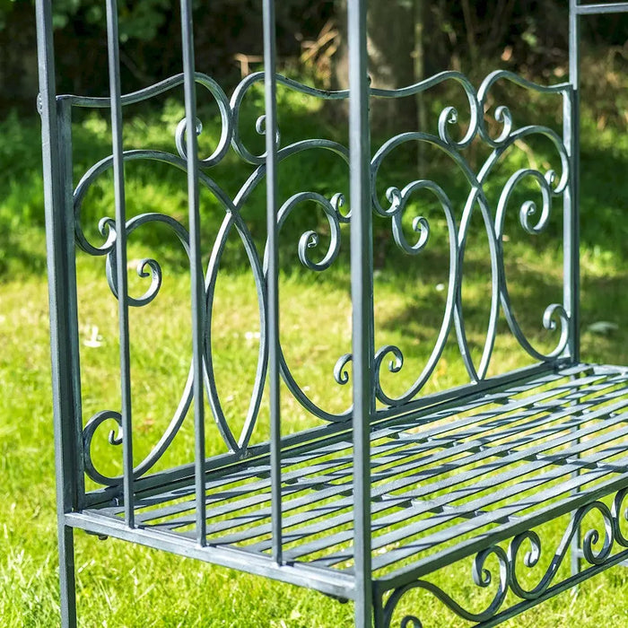 HERITAGE Garden Bench ARBOUR - ANTIQUE GREY Ascalon