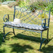 HERITAGE Garden Bench - Grey Ascalon