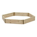 Hexagonal Raised Bed 15 cm High, 60cm each side - Chestnut Mill