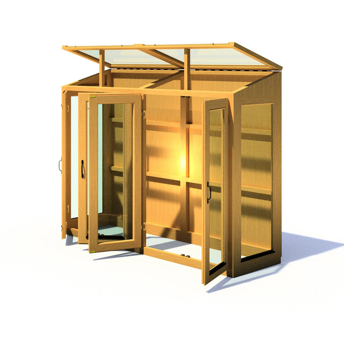 Heydon Greenhouse - 7'x2' - Chestnut Mill
