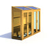 Heydon Greenhouse - 7'x2' - Chestnut Mill
