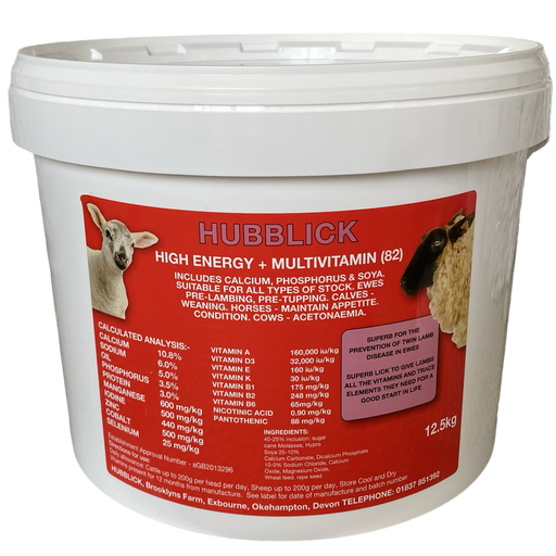 Hubblick High Energy & Multivitamin Lick 12.5kg – product image 1