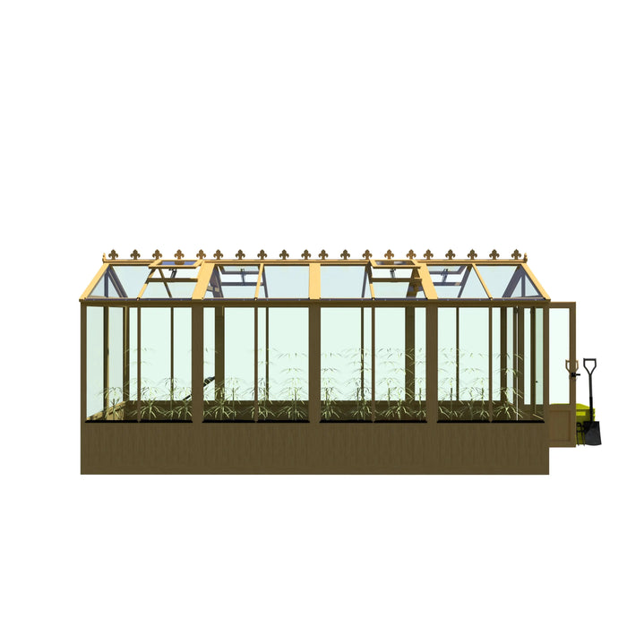 Holkham Greenhouse - 16'x6' - Chestnut Mill