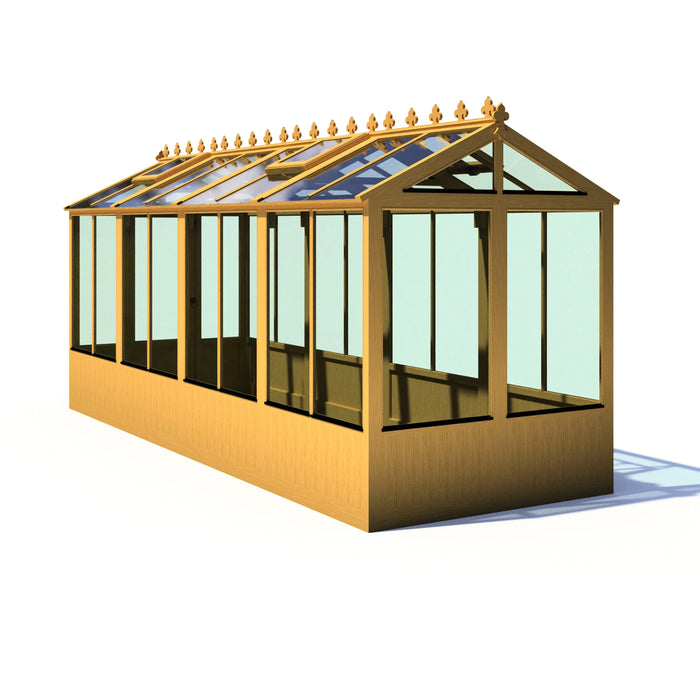 Holkham Greenhouse - 16'x6' - Chestnut Mill