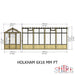 Holkham Greenhouse - 16'x6' - Chestnut Mill