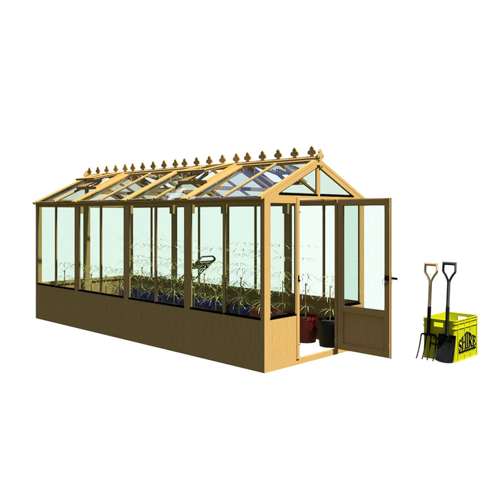 Holkham Greenhouse - 16'x6' - Chestnut Mill