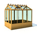 Holkham Greenhouse - 8'x6' - Chestnut Mill