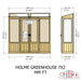 Holme Greenhouse - 7'x2' - Chestnut Mill