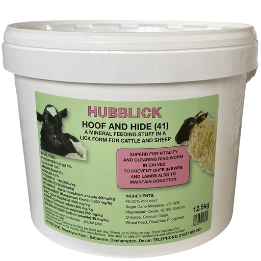 Hubblick Hoof & Hide Lick 12.5kg – product image 1