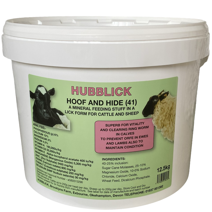 Hubblick Hoof & Hide Lick 12.5kg – product image 1