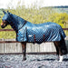 Horse Pony Fly Sheet Rugs Lite Combo Belly Tail Cover Mask Navy White Star 5'3-6'9 - Chestnut Mill