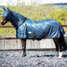 Horse Pony Fly Sheet Rugs Lite Combo Belly Tail Cover Mask Navy White Star 5'3-6'9 - Chestnut Mill