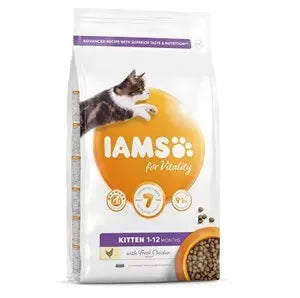 Iams for Vitality Chicken Dry Food for Kittens - Chestnut Mill