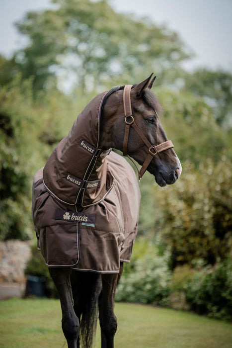 Bucas Irish Turnout Rug & Neck Cover Set 50g – Espresso