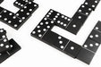 Jumbo Black & White Dominoes - Chestnut Mill