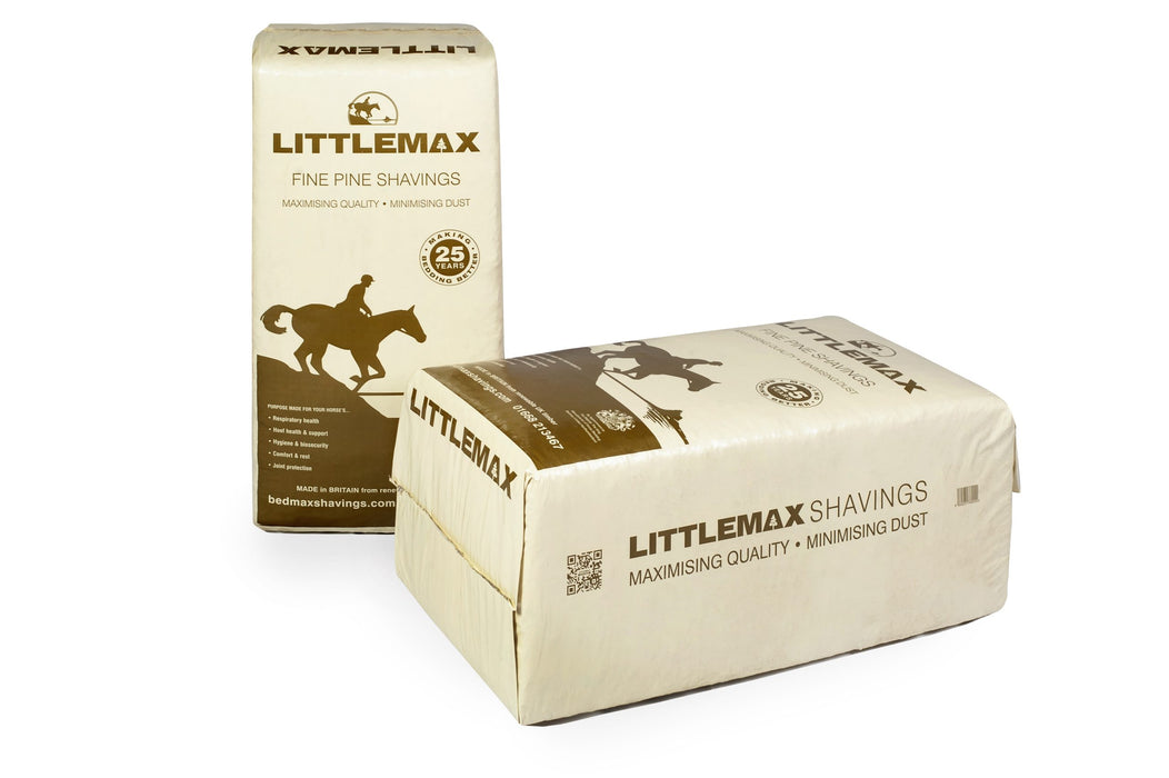 Littlemax Small Flake Dust Free Shavings - Horse Bedding - 20kg