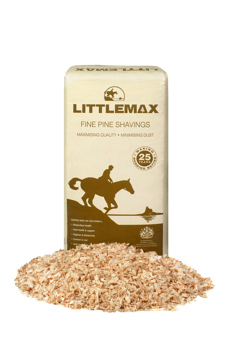 Littlemax Small Flake Dust Free Shavings - Horse Bedding - 20kg