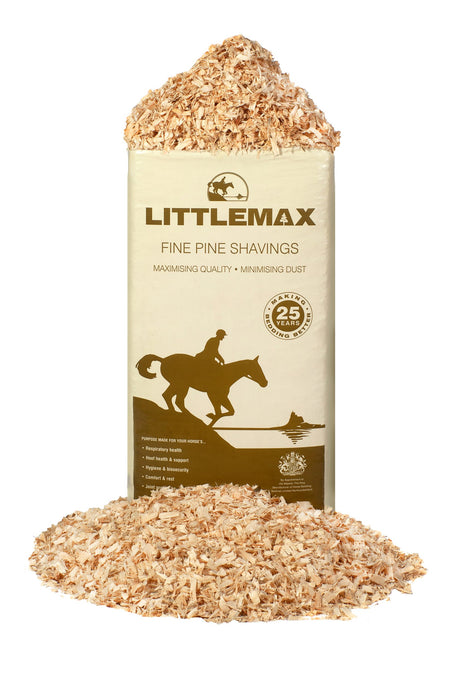 Littlemax Small Flake Dust Free Shavings - Horse Bedding - 20kg