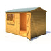 Lewis 10'x6' Single Door Shed Reverse Apex Style C - Chestnut Mill