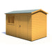 Lewis 10'x6' Single Door Shed Reverse Apex Style C - Chestnut Mill