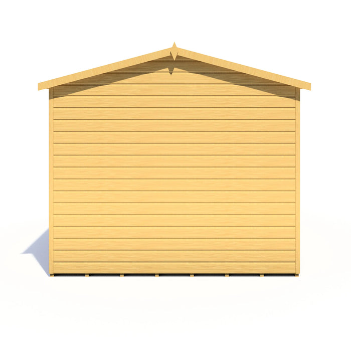 Lewis 10'x8' Single Door Shed  Reverse Apex Style C - Chestnut Mill