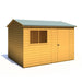 Lewis 10'x8' Single Door Shed  Reverse Apex Style C - Chestnut Mill