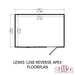 Lewis 12'x8' Single Door Shed Reverse Apex Style D - Chestnut Mill
