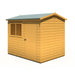 Lewis 8'x6' Single Door Shed Reverse Apex Style C - Chestnut Mill