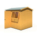 Lewis 8'x6' Single Door Shed Reverse Apex Style D - Chestnut Mill