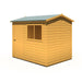Lewis 8'x6' Single Door Shed Reverse Apex Style D - Chestnut Mill