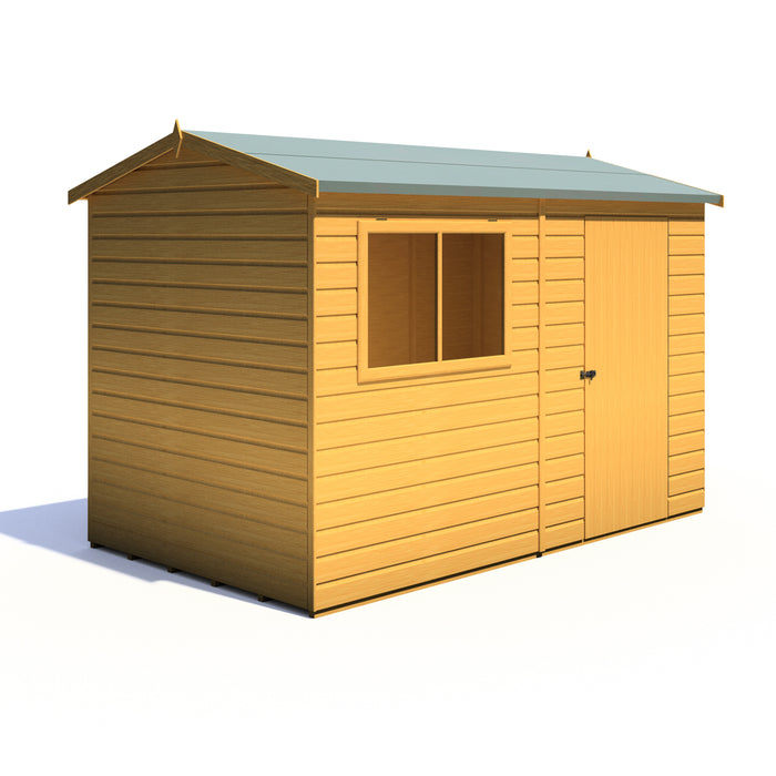 Lewis 10'x6' Single Door Shed Reverse Apex Style C