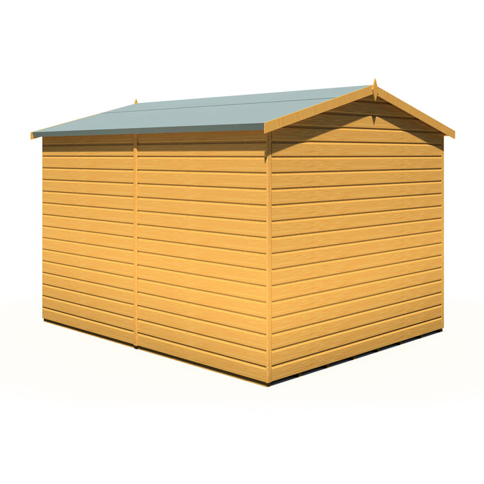 Lewis 10'x8' Single Door Shed  Reverse Apex Style C