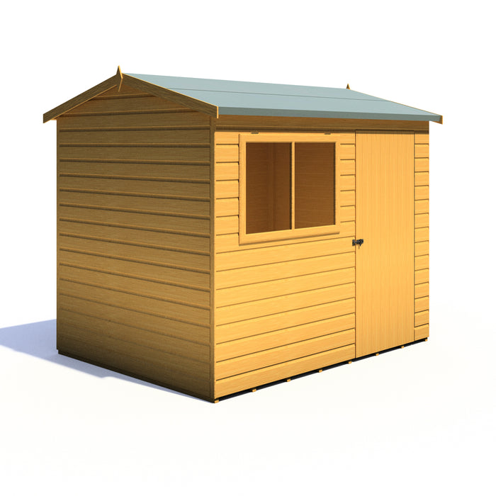 Lewis 8'x6' Single Door Shed Reverse Apex Style C
