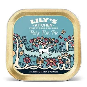 Lily's Kitchen Fishy Fish Pie with Peas Wet Dog Food – 10 x 150g