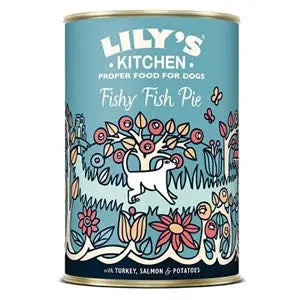 Lily's Kitchen Fishy Fish Pie with Peas Wet Dog Food – 6 x 400g
