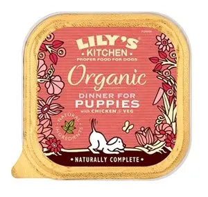 Lily's Kitchen Organic Dinner for Puppies Wet Dog Food – 11 x 150g