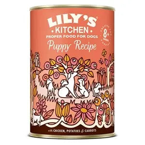 Lily's Kitchen Chicken Puppy Recipe Wet Dog Food – 6 x 400g