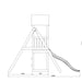 Lucas Climbing Frame with Swing and Slide - Chestnut Mill