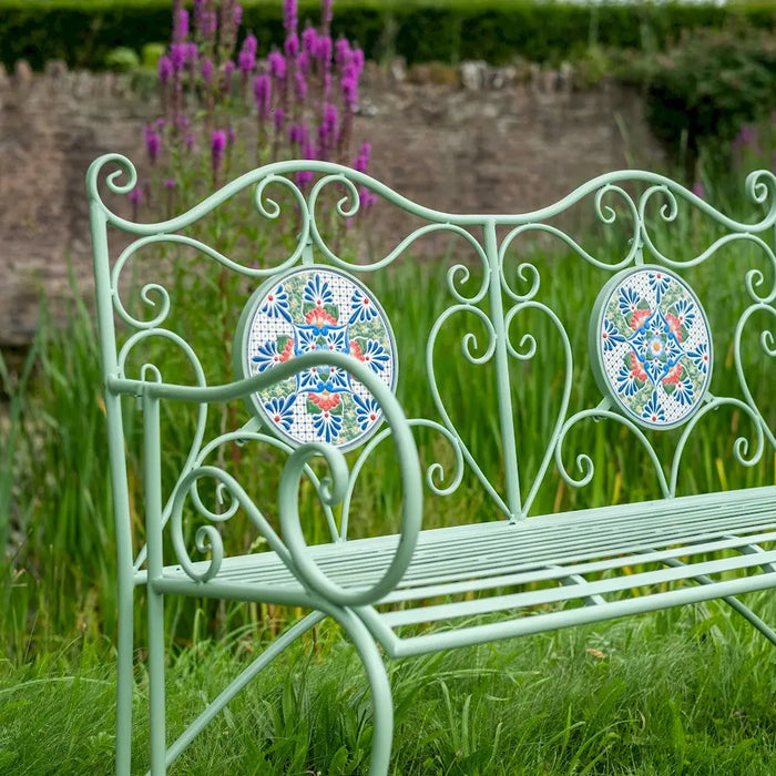 MOSAIC Garden Bench - GREEN Ascalon