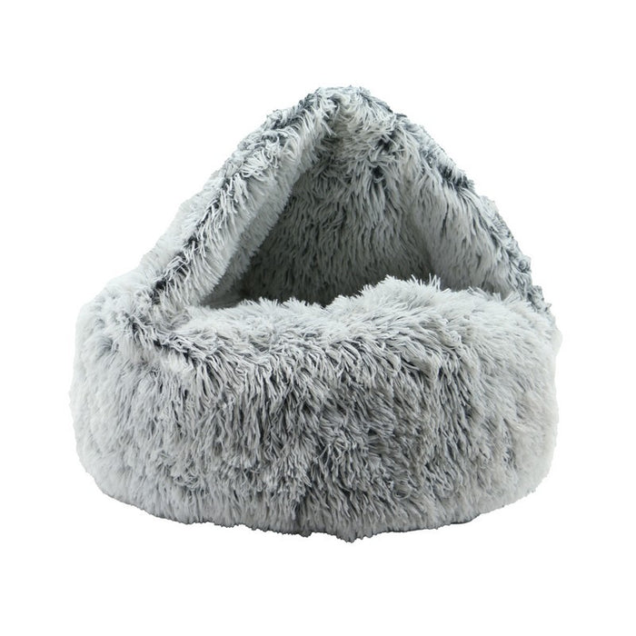 Ancol Sleepy Paws Plush Cove Cat Bed 54cm