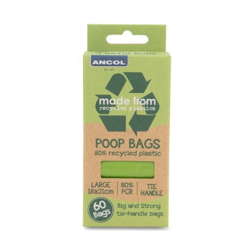 Ancol Made From Flat Pack Poo Bags – 12 Packs – 12 x 60 Bags