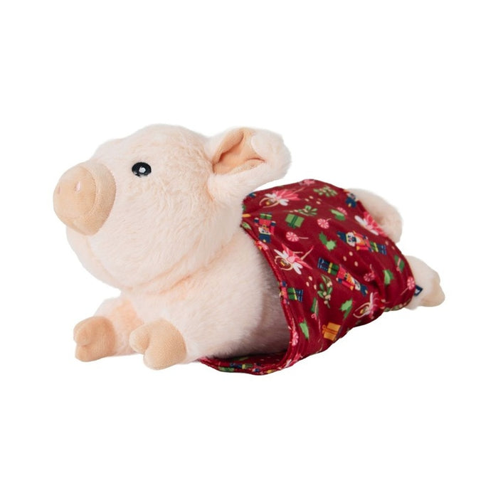Ancol Christmas Paloma Pig in Blanket 32cm