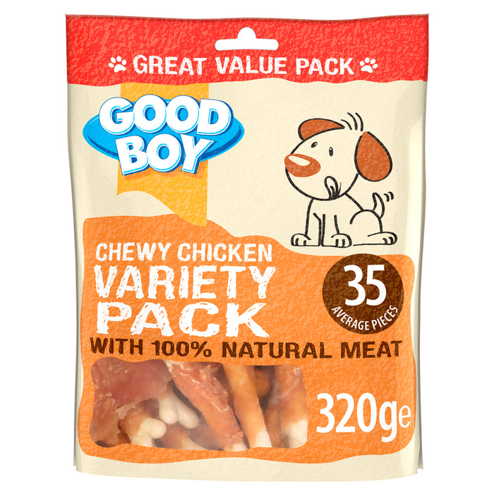 Good Boy Chewy Chicken Variety Pack – 5 x 320g